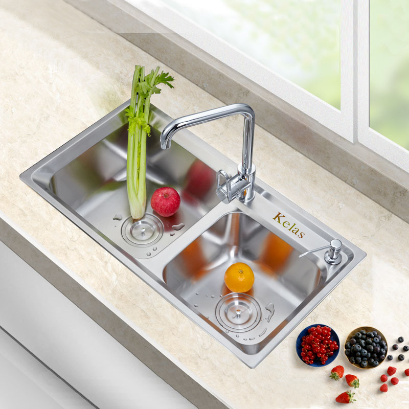 Chậu rửa chén inox sus304 K-8345