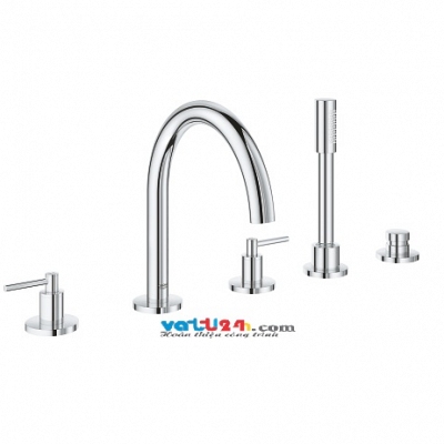 Vòi gắn bồn tắm 5 lỗ Grohe 19922003 voi-gan-bon-tam-5-lo-grohe-19922003